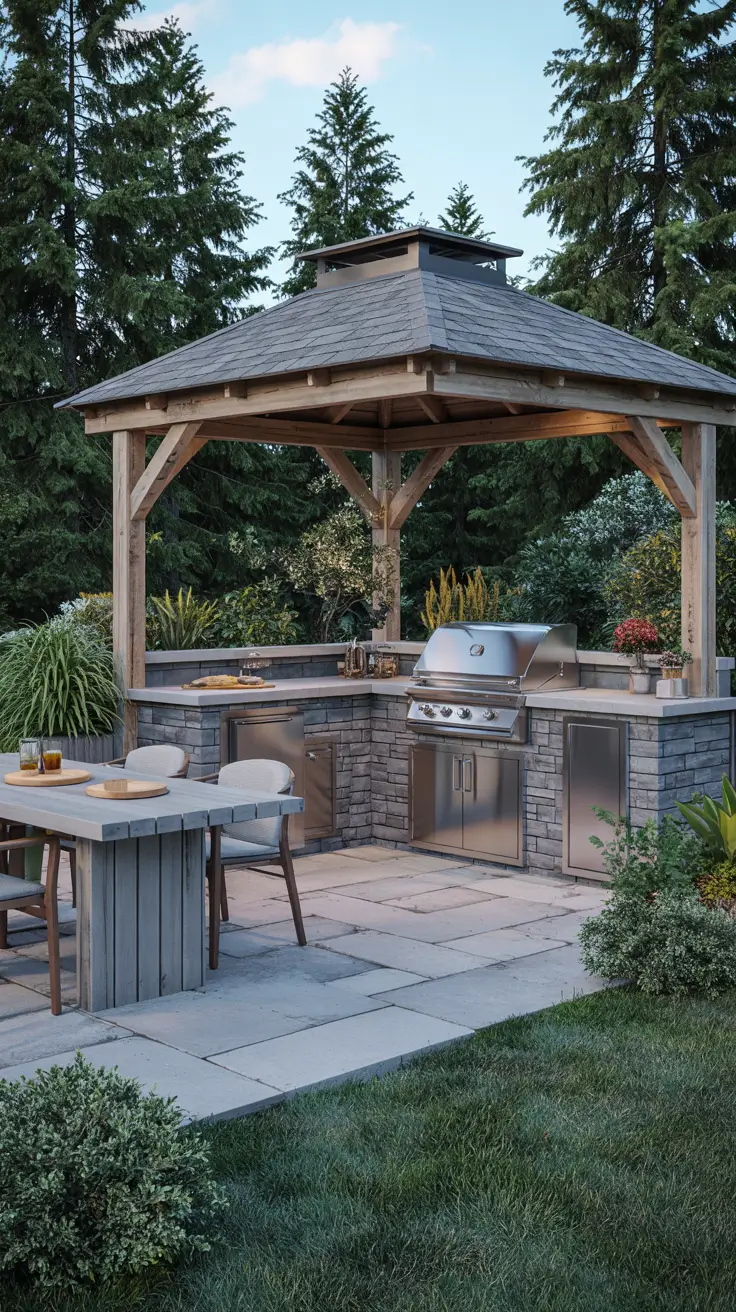 Outdoor Kitchen with a Gazebo 2026: Backyard Ideas, Designs & Covered Patio Inspiration