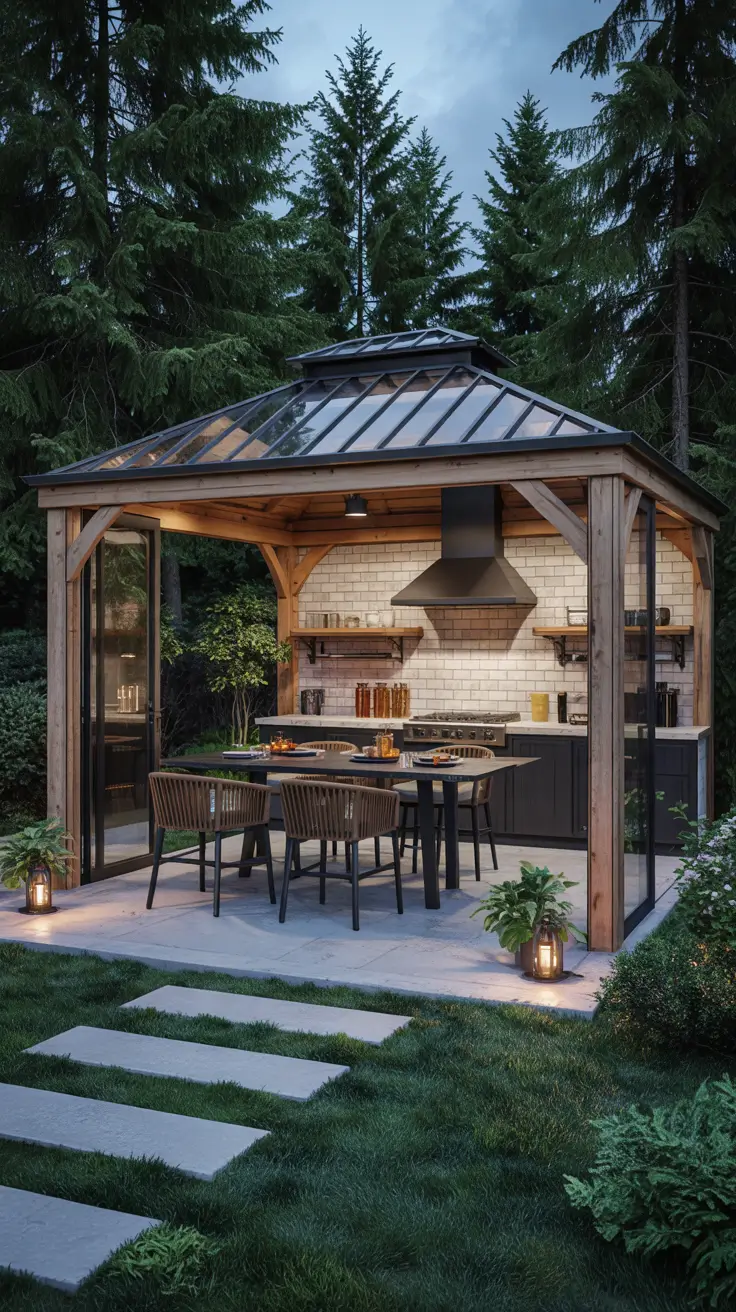 Outdoor Kitchen with a Gazebo 2026: Backyard Ideas, Designs & Covered Patio Inspiration