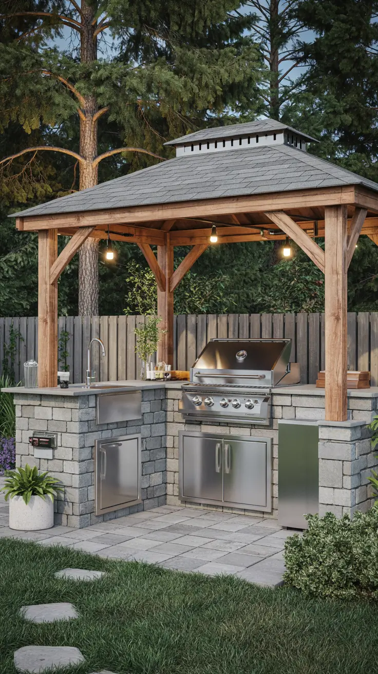 Outdoor Kitchen with a Gazebo 2026: Backyard Ideas, Designs & Covered Patio Inspiration