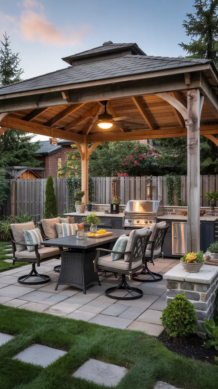 Outdoor Kitchen with a Gazebo 2026: Backyard Ideas, Designs & Covered Patio Inspiration