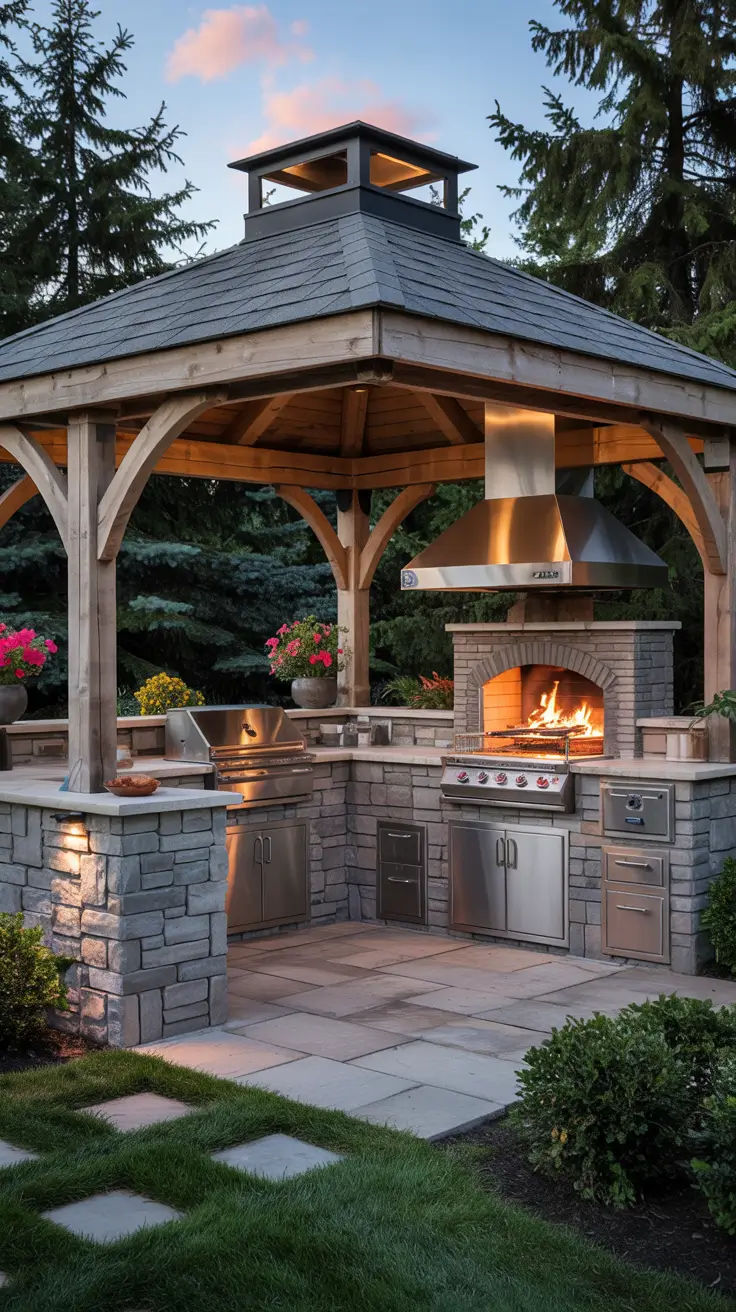 Outdoor Kitchen with a Gazebo 2026: Backyard Ideas, Designs & Covered Patio Inspiration