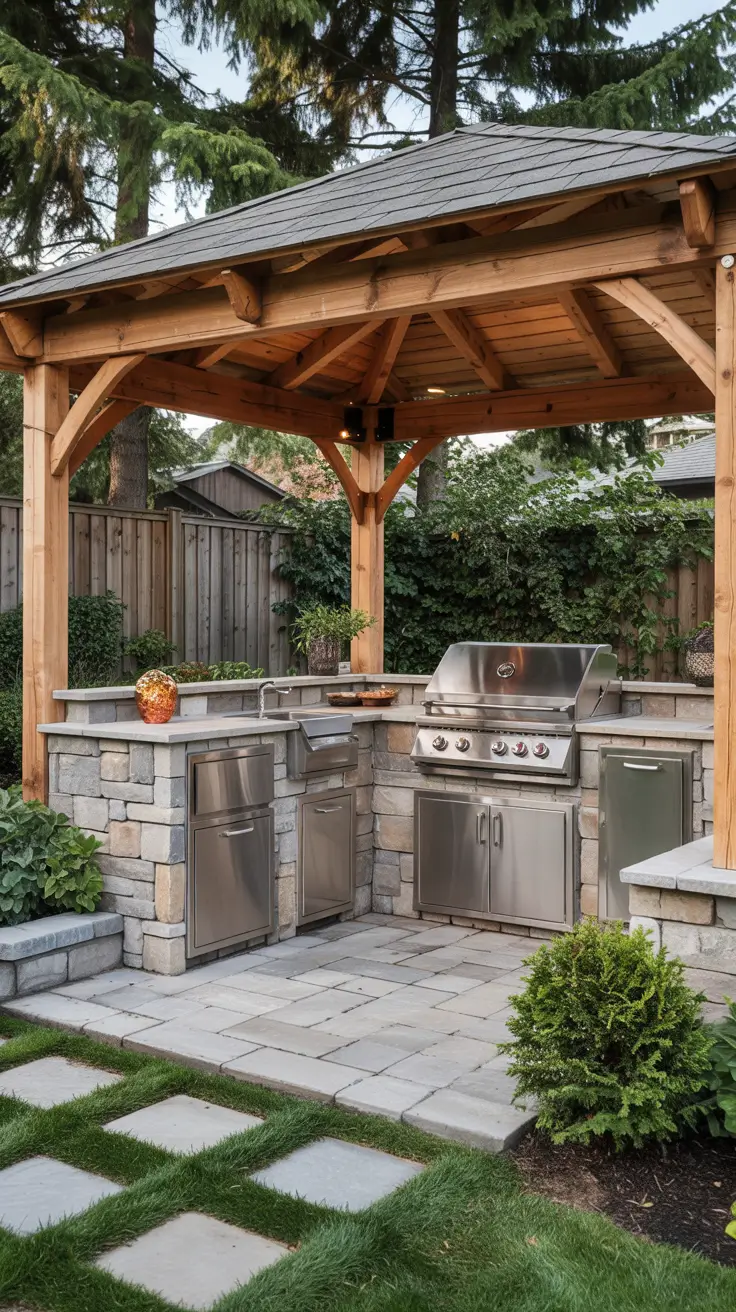 Outdoor Kitchen with a Gazebo 2026: Backyard Ideas, Designs & Covered Patio Inspiration