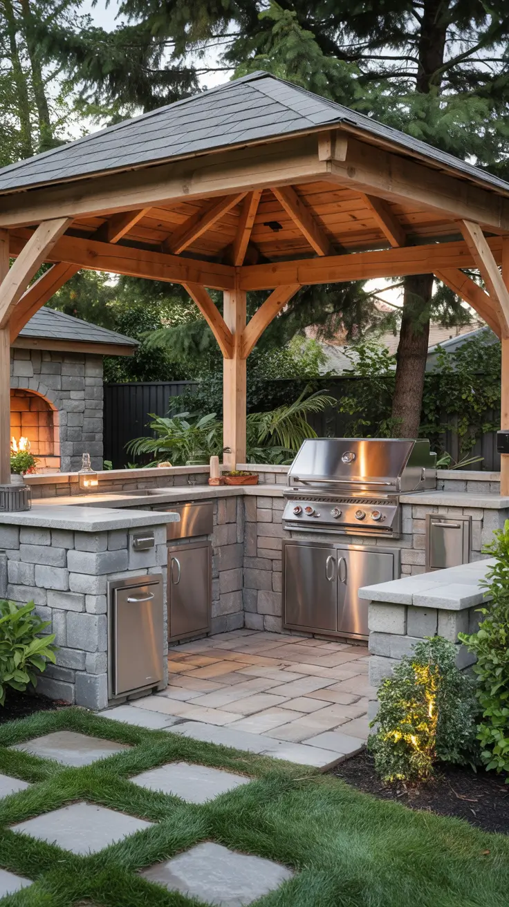 Outdoor Kitchen with a Gazebo 2026: Backyard Ideas, Designs & Covered Patio Inspiration