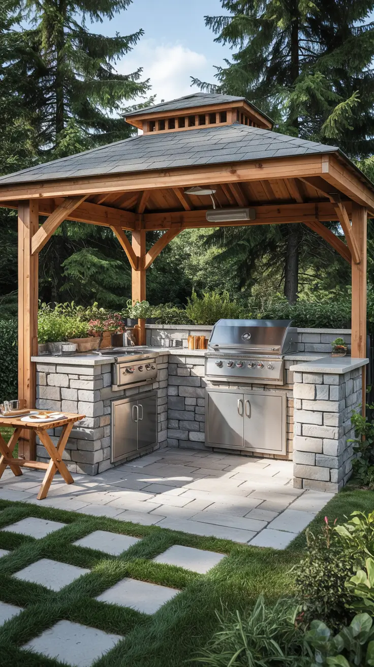 Outdoor Kitchen with a Gazebo 2026: Backyard Ideas, Designs & Covered Patio Inspiration