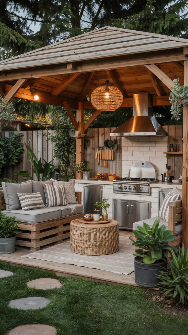 Outdoor Kitchen with a Gazebo 2026: Backyard Ideas, Designs & Covered Patio Inspiration