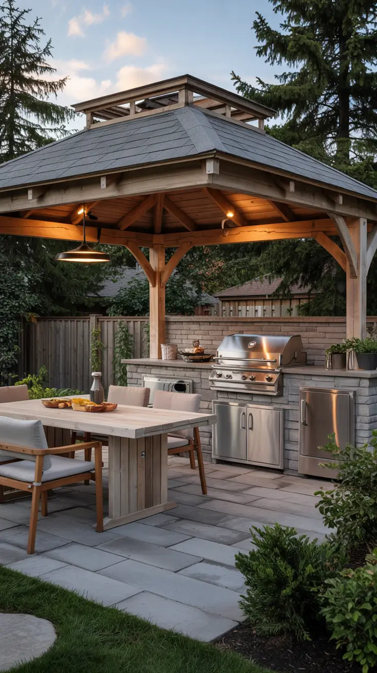 Outdoor Kitchen with a Gazebo 2026: Backyard Ideas, Designs & Covered Patio Inspiration