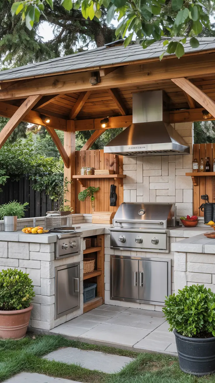 Outdoor Kitchen with a Gazebo 2026: Backyard Ideas, Designs & Covered Patio Inspiration