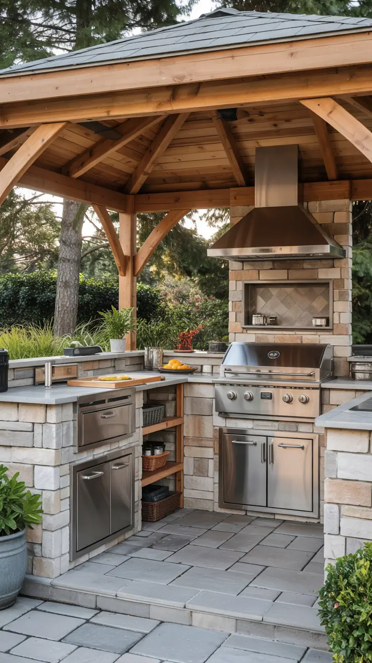 Outdoor Kitchen with a Gazebo 2026: Backyard Ideas, Designs & Covered Patio Inspiration
