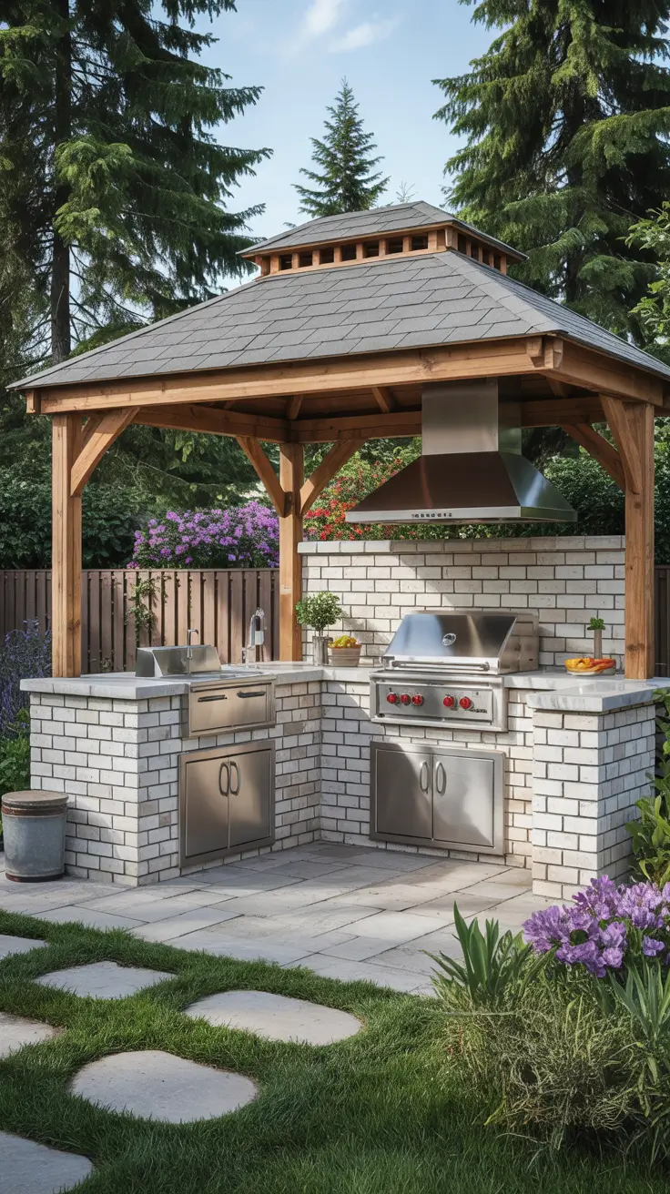Outdoor Kitchen with a Gazebo 2026: Backyard Ideas, Designs & Covered Patio Inspiration