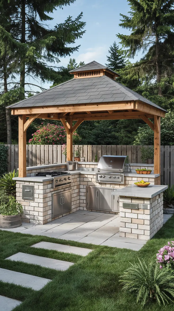 Outdoor Kitchen with a Gazebo 2026: Backyard Ideas, Designs & Covered Patio Inspiration