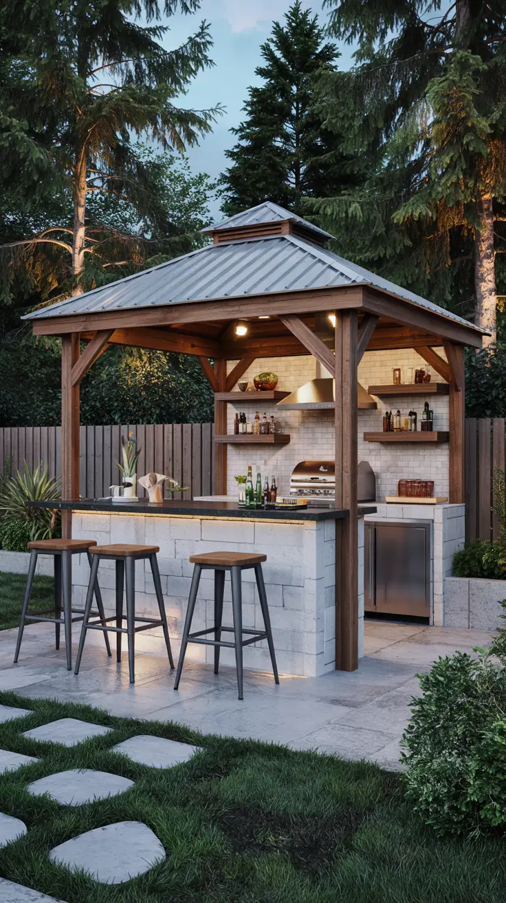 Outdoor Kitchen with a Gazebo 2026: Backyard Ideas, Designs & Covered Patio Inspiration