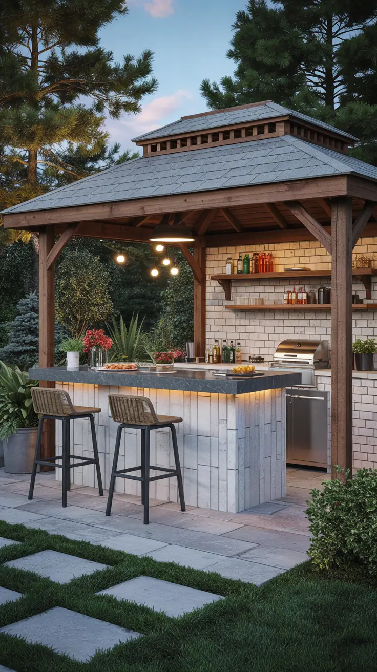 Outdoor Kitchen with a Gazebo 2026: Backyard Ideas, Designs & Covered Patio Inspiration