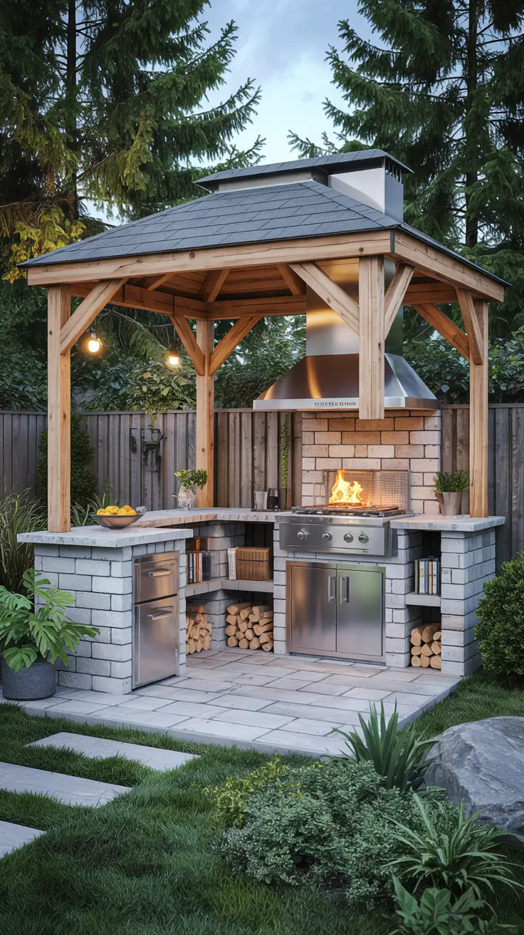 Outdoor Kitchen with a Gazebo 2026: Backyard Ideas, Designs & Covered Patio Inspiration