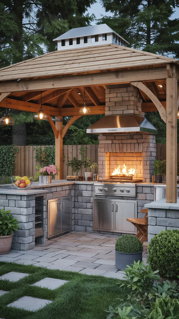 Outdoor Kitchen with a Gazebo 2026: Backyard Ideas, Designs & Covered Patio Inspiration