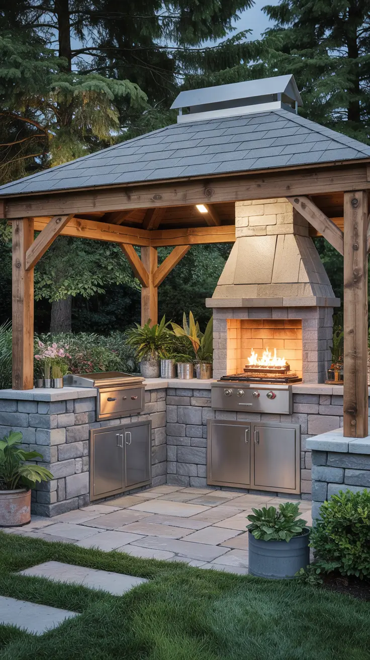 Outdoor Kitchen with a Gazebo 2026: Backyard Ideas, Designs & Covered Patio Inspiration