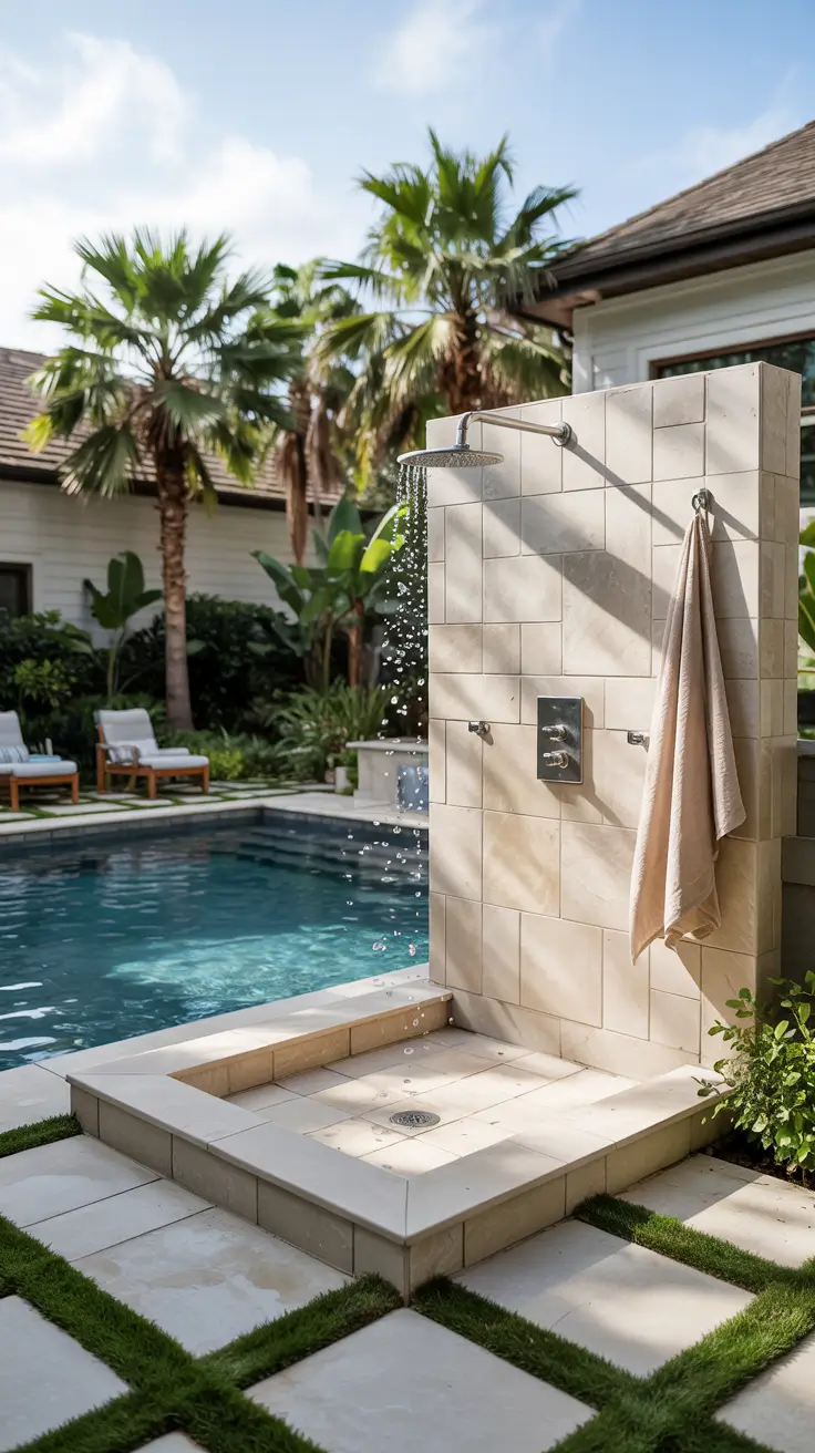 Outdoor Shower Ideas 2026: Private, Tropical & Backyard Designs