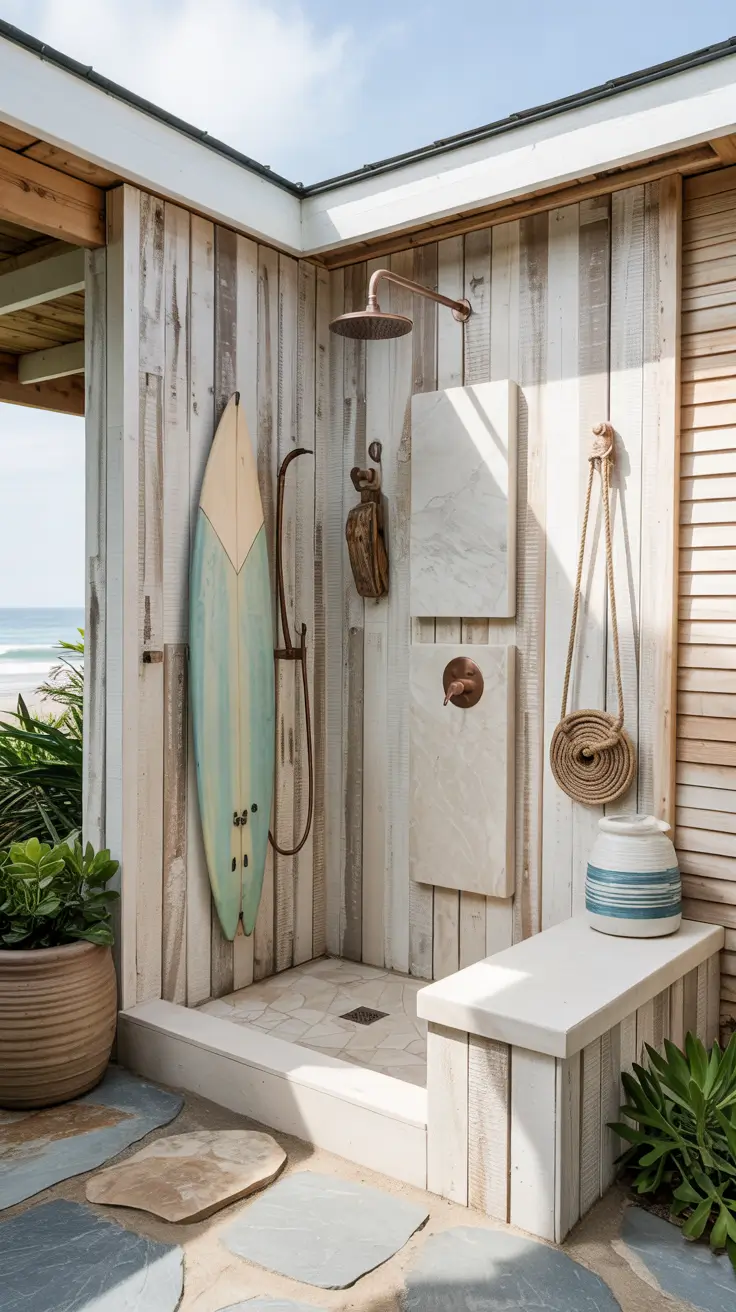 Outdoor Shower Ideas 2026: Private, Tropical & Backyard Designs