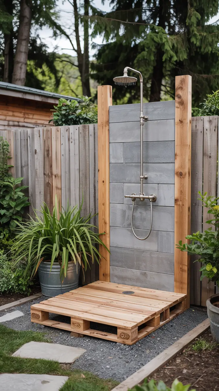 Outdoor Shower Ideas 2026: Private, Tropical & Backyard Designs