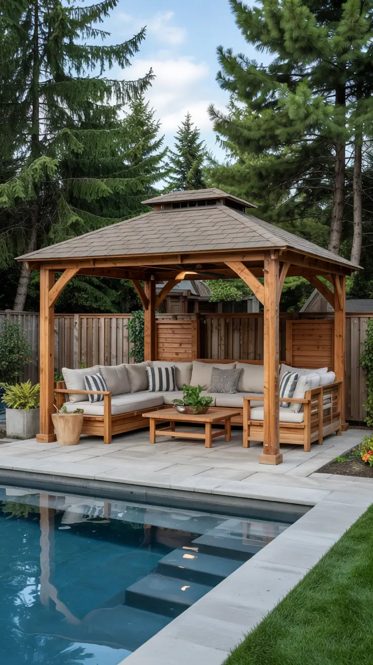 Pool Gazebo Ideas 2026: Stylish Cabanas, Pergolas & Backyard Pool Designs