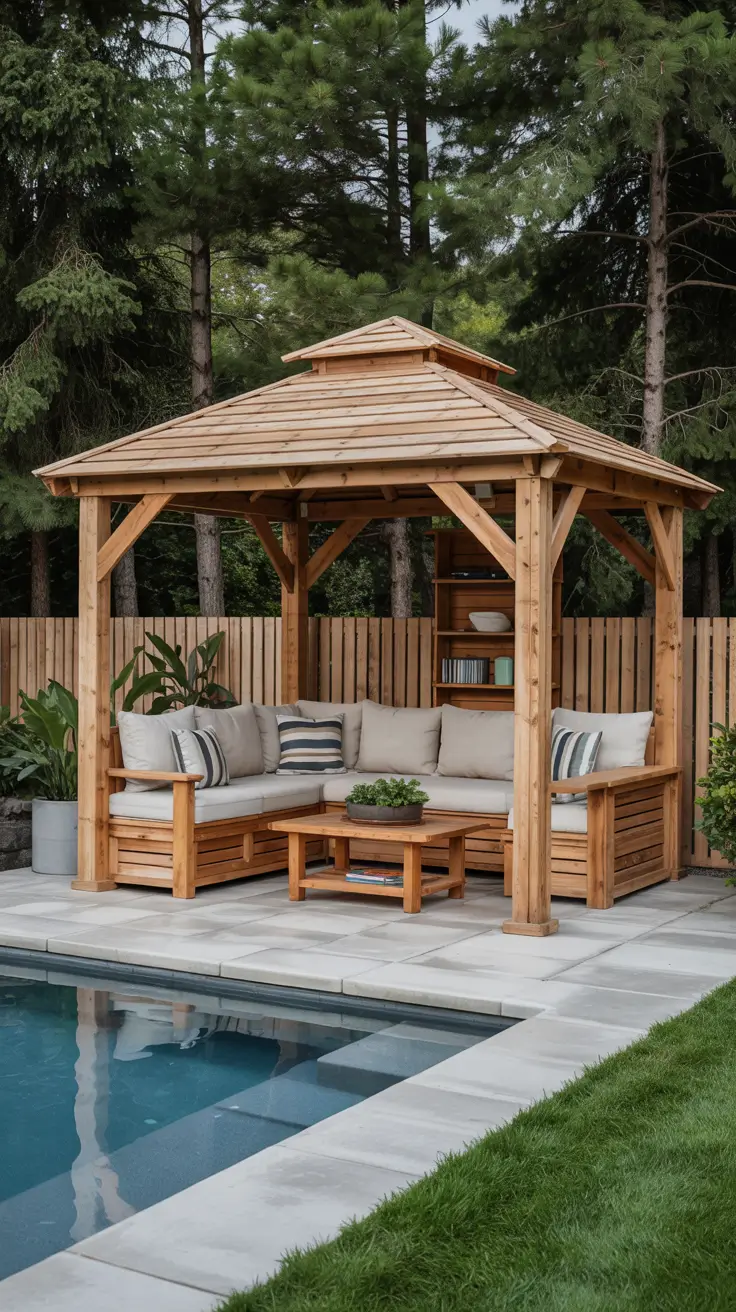 Pool Gazebo Ideas 2026: Stylish Cabanas, Pergolas & Backyard Pool Designs