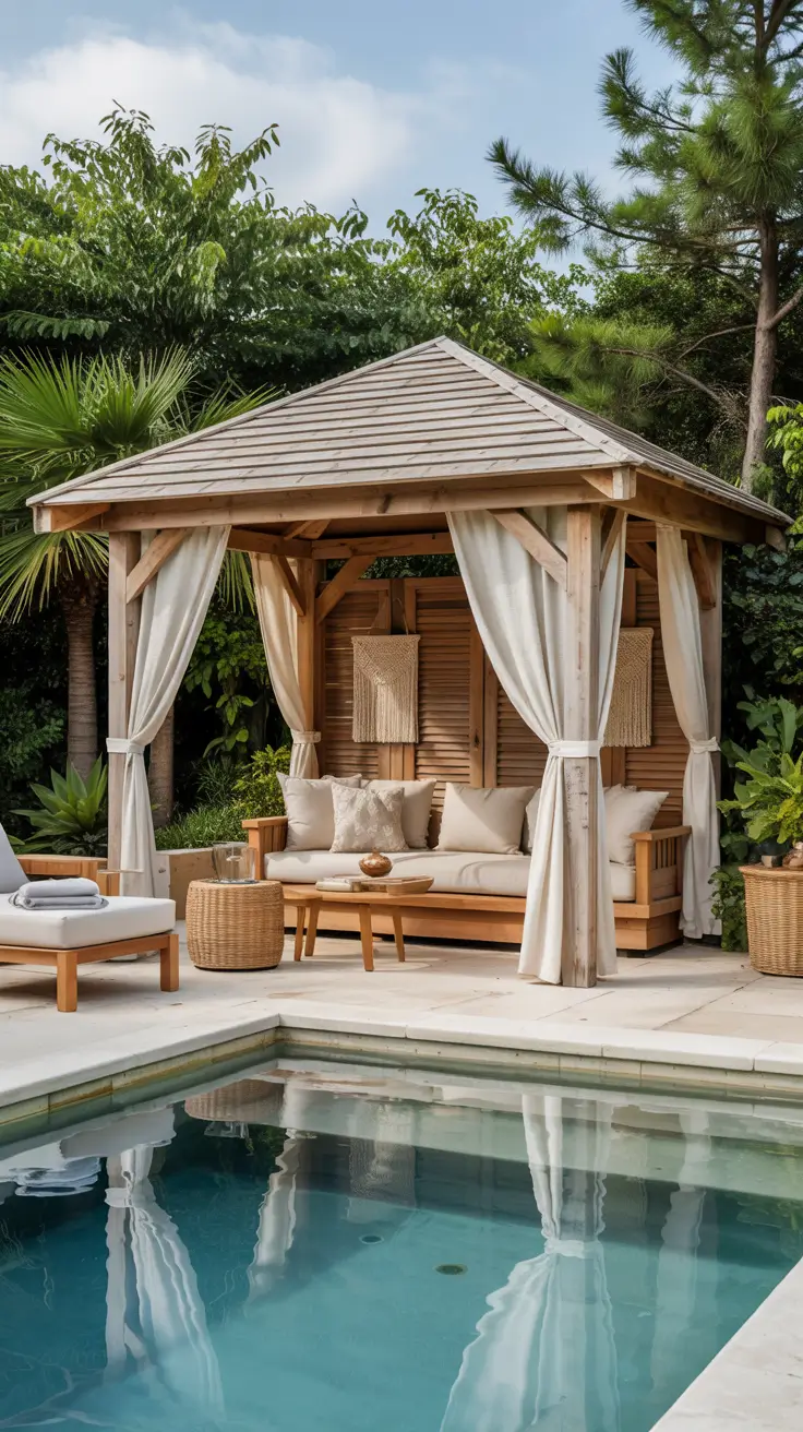 Pool Gazebo Ideas 2026: Stylish Cabanas, Pergolas & Backyard Pool Designs