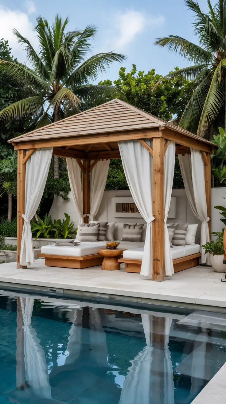 Pool Gazebo Ideas 2026: Stylish Cabanas, Pergolas & Backyard Pool Designs