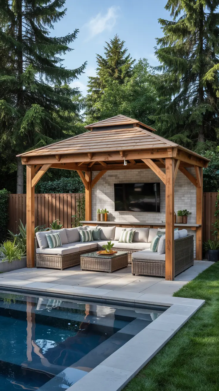 Pool Gazebo Ideas 2026: Stylish Cabanas, Pergolas & Backyard Pool Designs