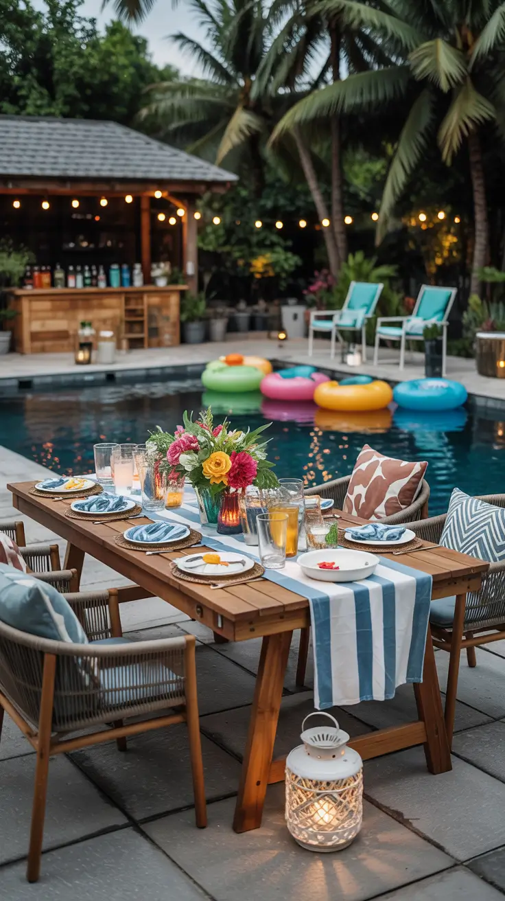 Summer Outdoor Pool Decor 2026 - Stylish Ideas for a Perfect Backyard Pool Party