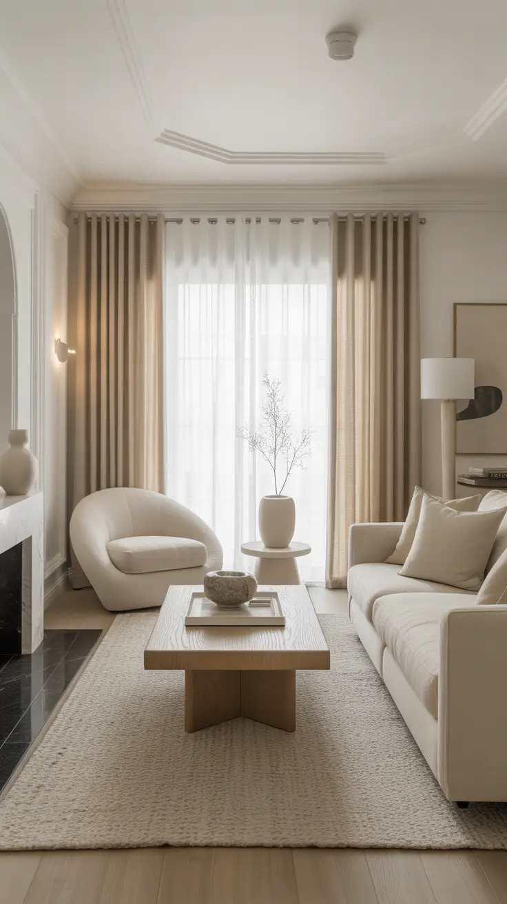 Whites Living Room Ideas 2026: Modern, Elegant & Color-Accented Interior Designs