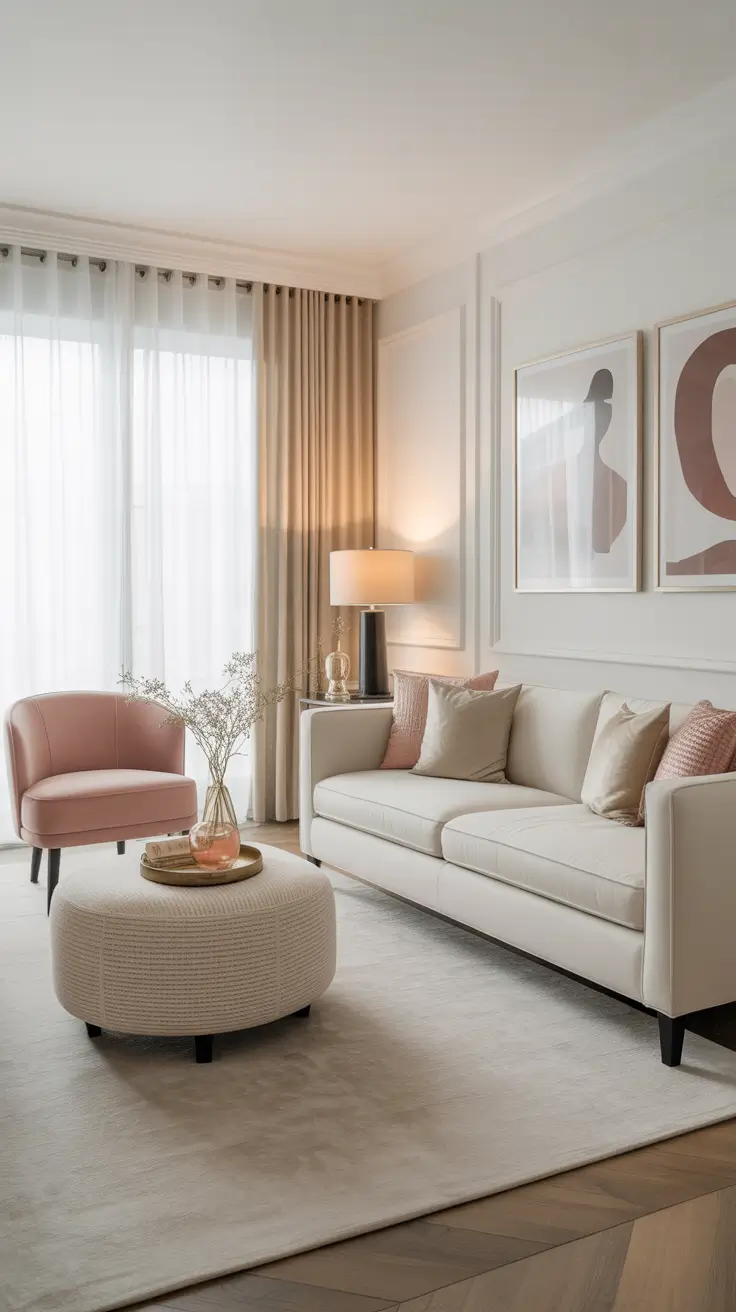 Whites Living Room Ideas 2026: Modern, Elegant & Color-Accented Interior Designs