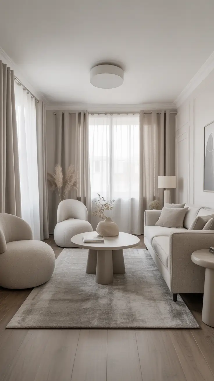 Whites Living Room Ideas 2026: Modern, Elegant & Color-Accented Interior Designs